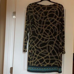 Michael Kors iconic chain pattern knit dress
